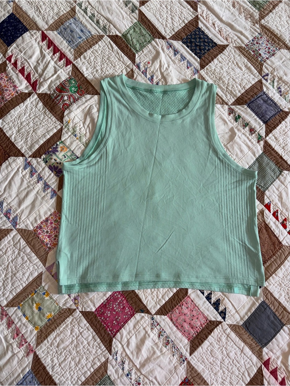 Lululemon - Light Mint Sleeveless Knit Top - Women